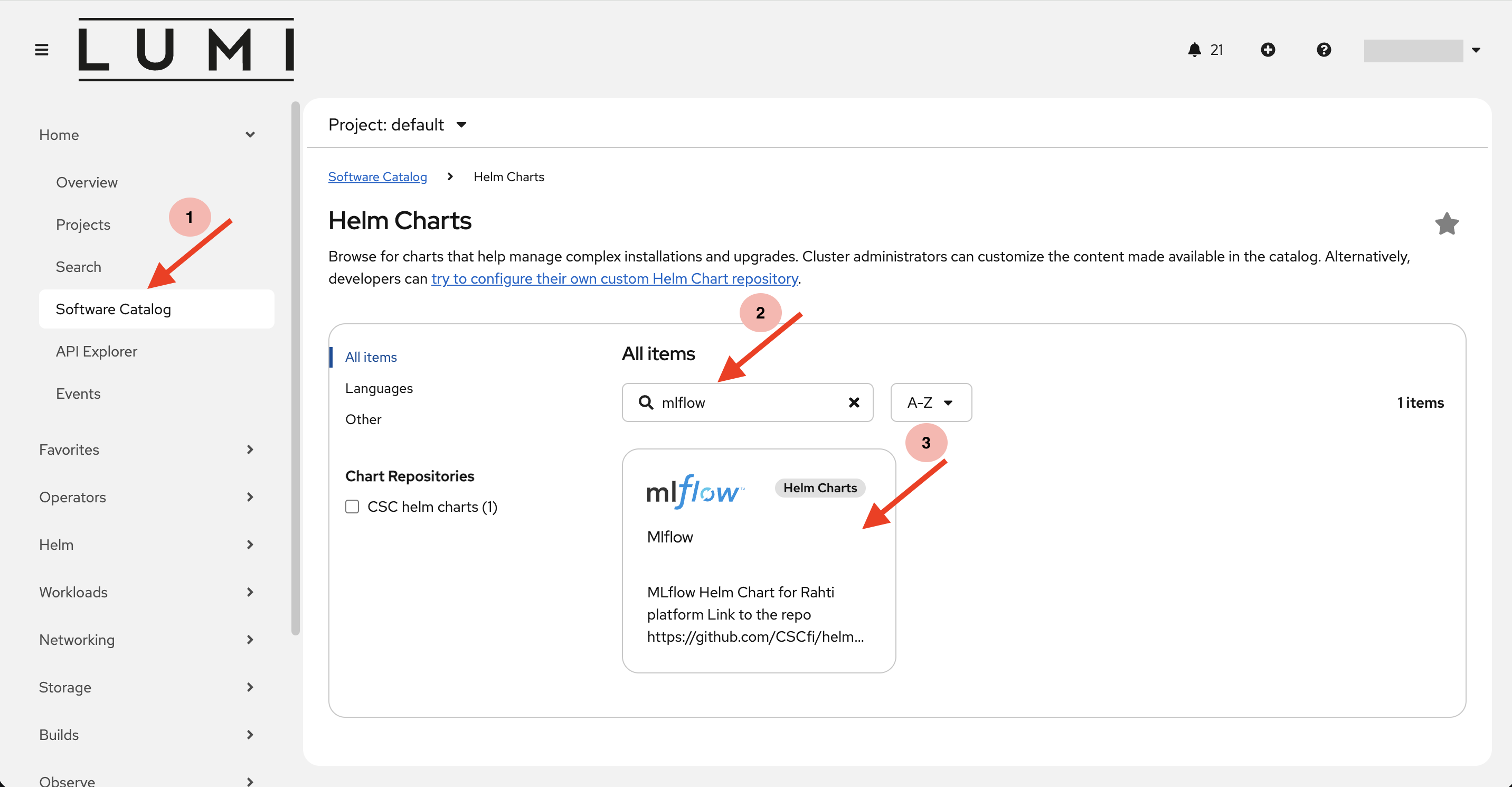 mlflow software caralog